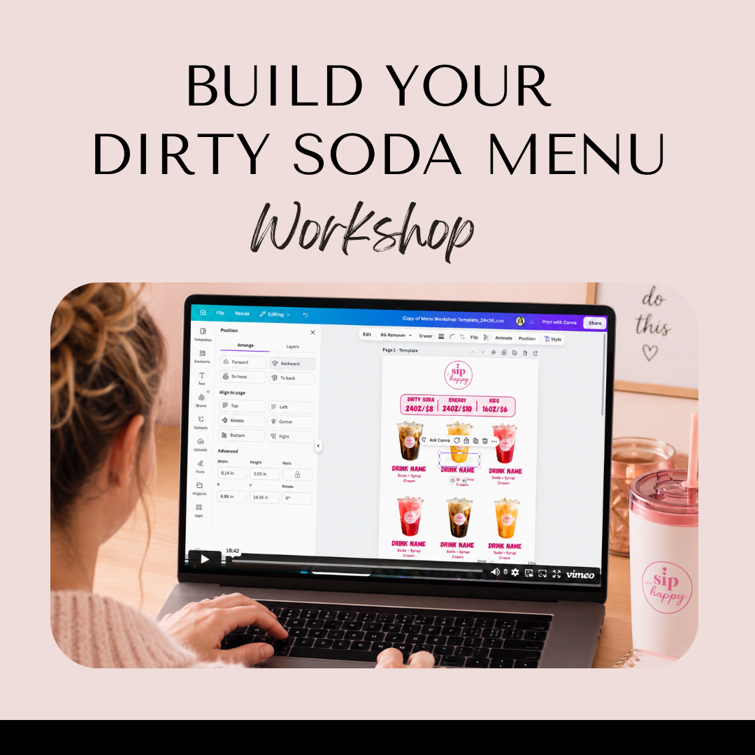Build Your Dirty Soda Menu Workshop