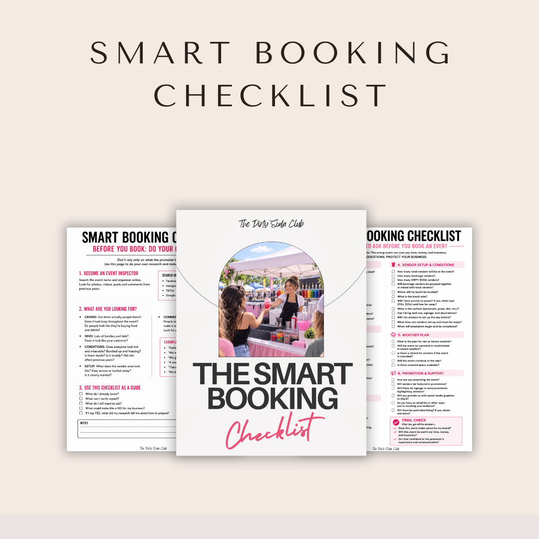 Smart Booking Checklist