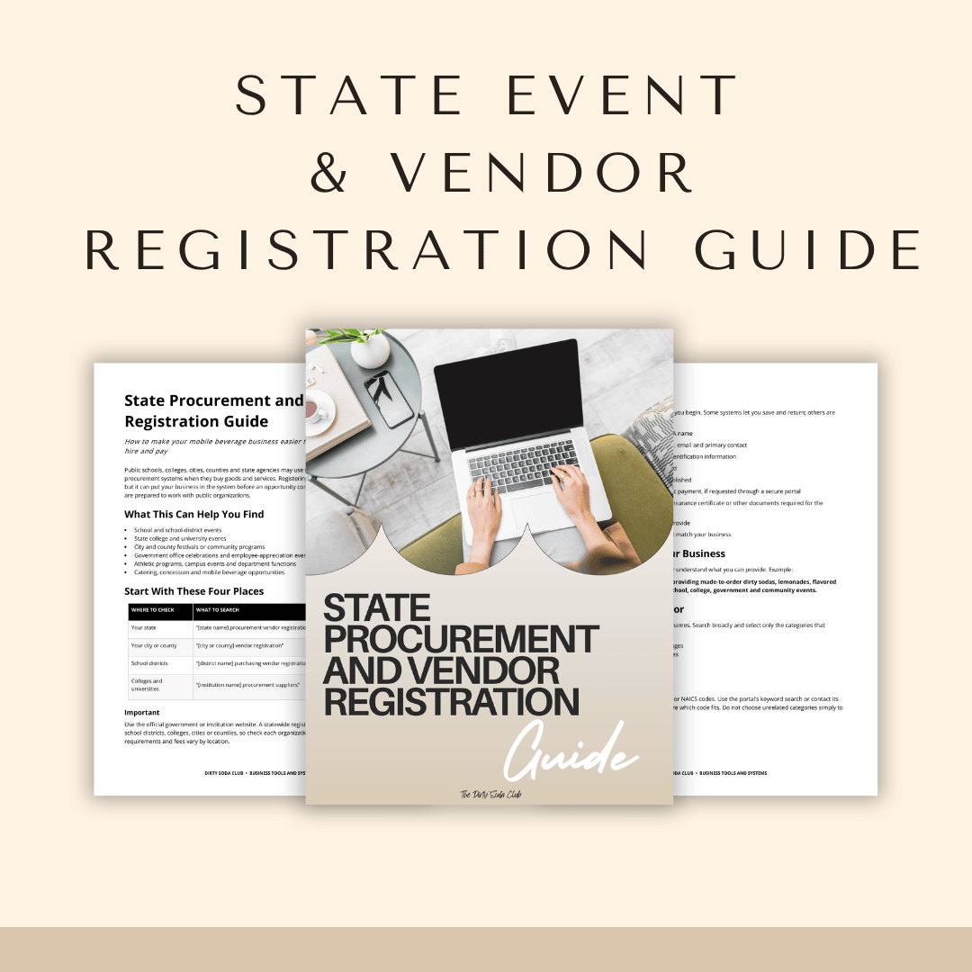 State Procurement & Vendor Registration Guide