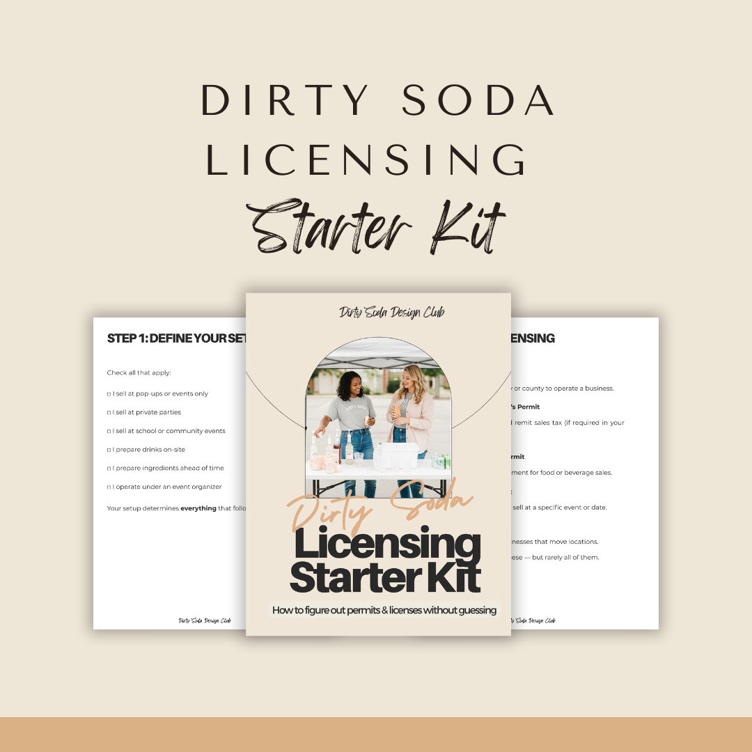 Dirty Soda Licensing Starter Kit