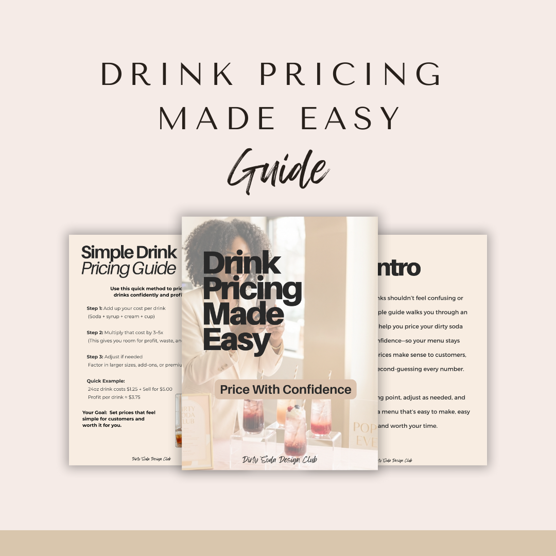 Drink Pricing Made Easy