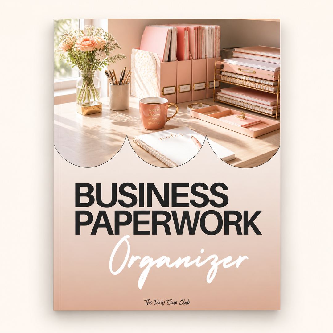 Business Paperwork Organizer PDF product image