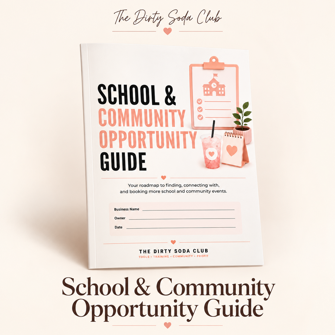 School & Community Opportunity Guide digital product mockup