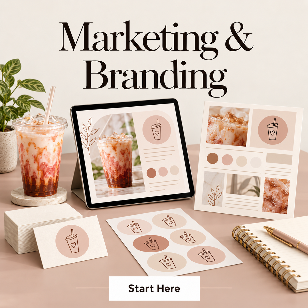 Marketing and Branding collection for dirty soda businesses