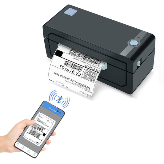 JADENS Bluetooth Thermal Shipping Label Printer, Wireless 4x6 Label Printer