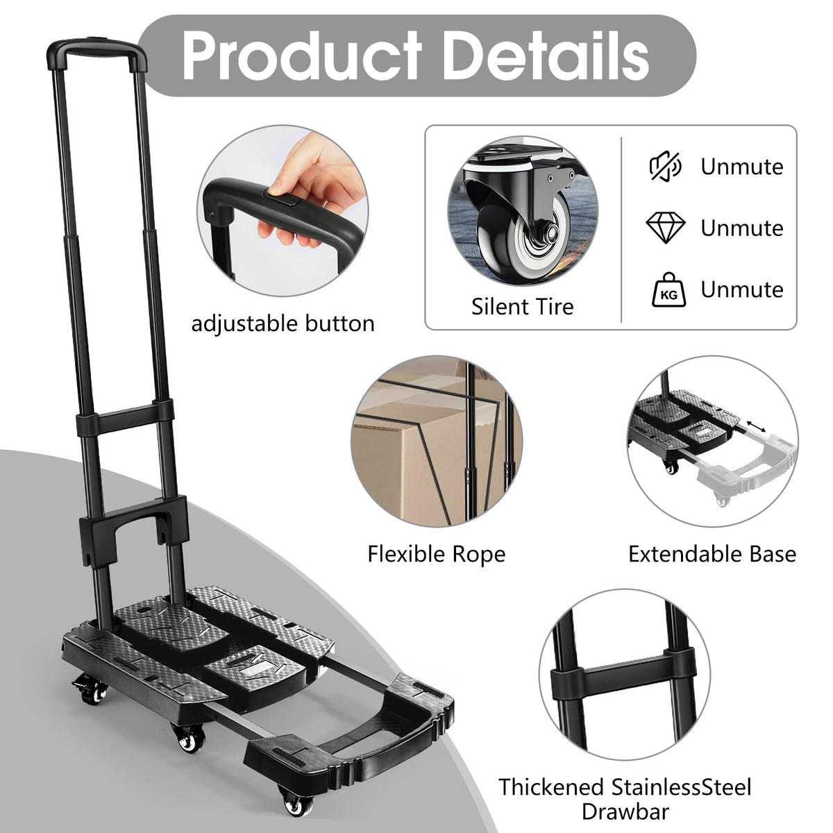 500 lb Folding Dolly