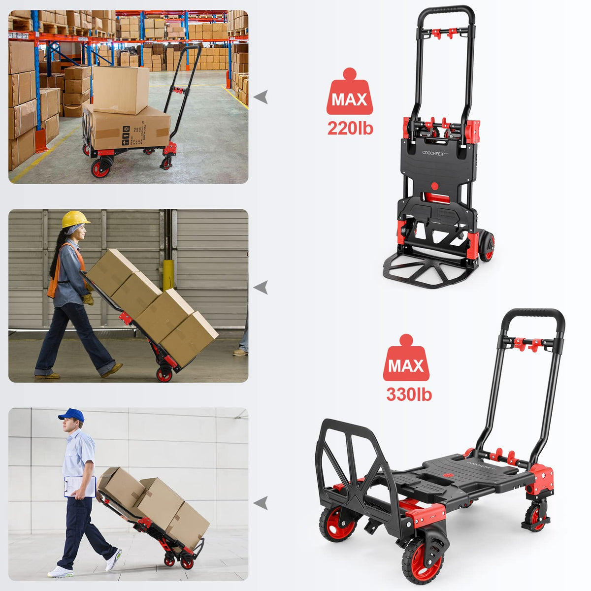 330 lb Folding Dolly