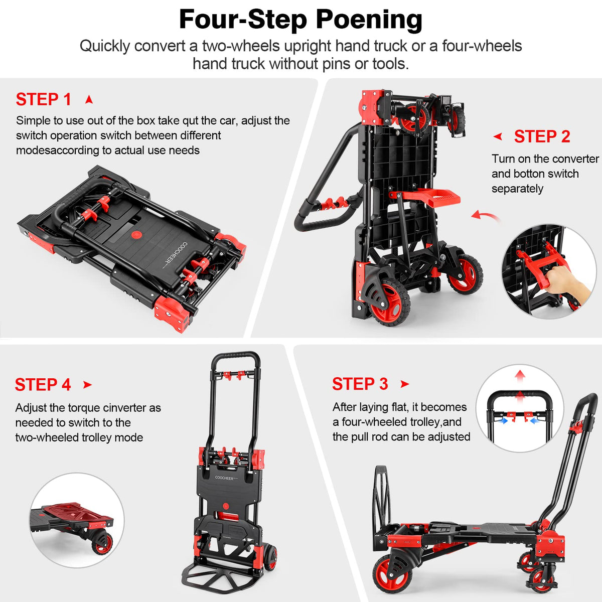 330 lb Folding Dolly