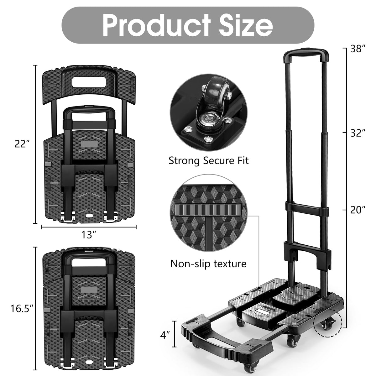 500 lb Folding Dolly