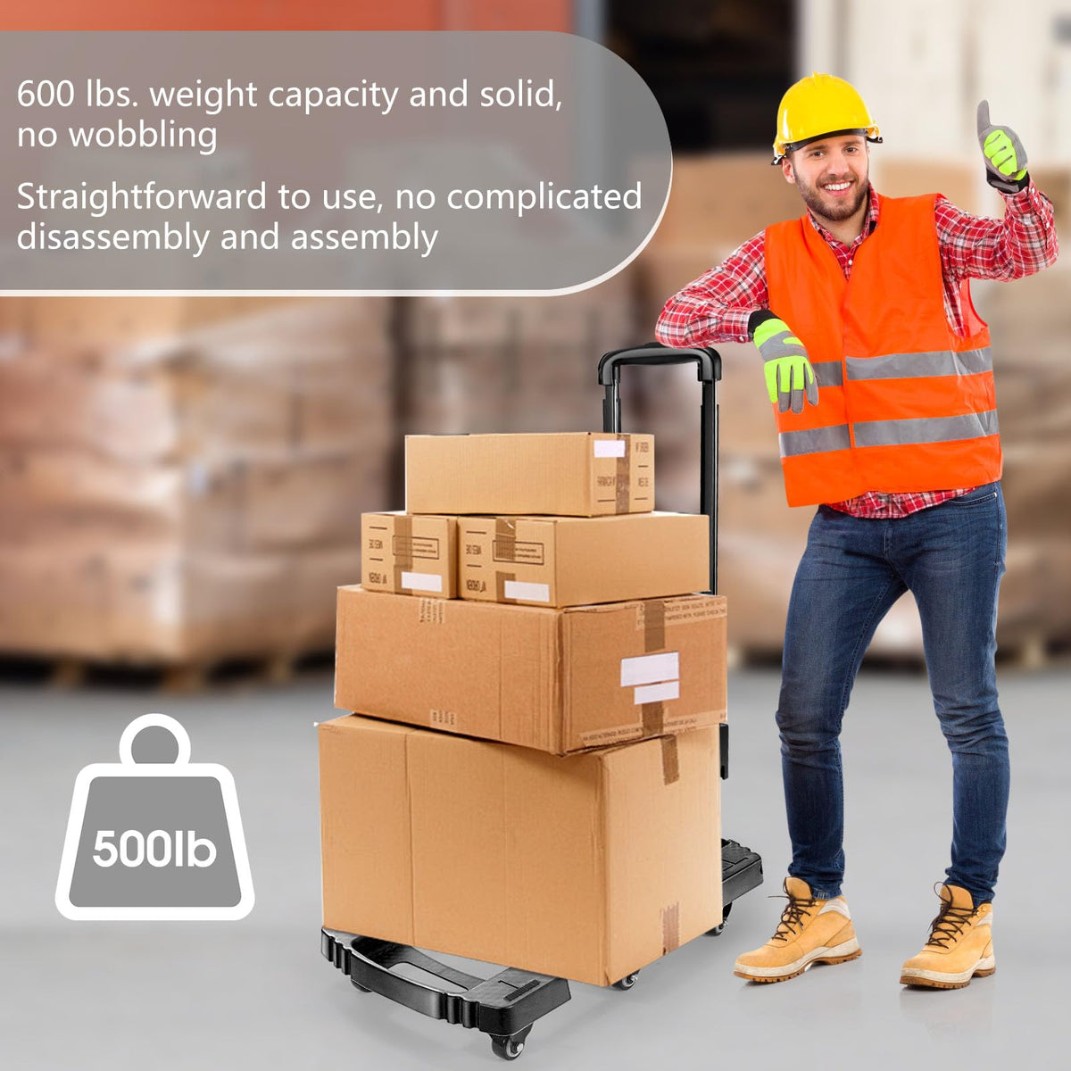 500 lb Folding Dolly