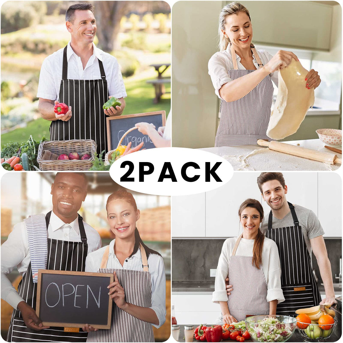 Business Aprons, 2 Pack