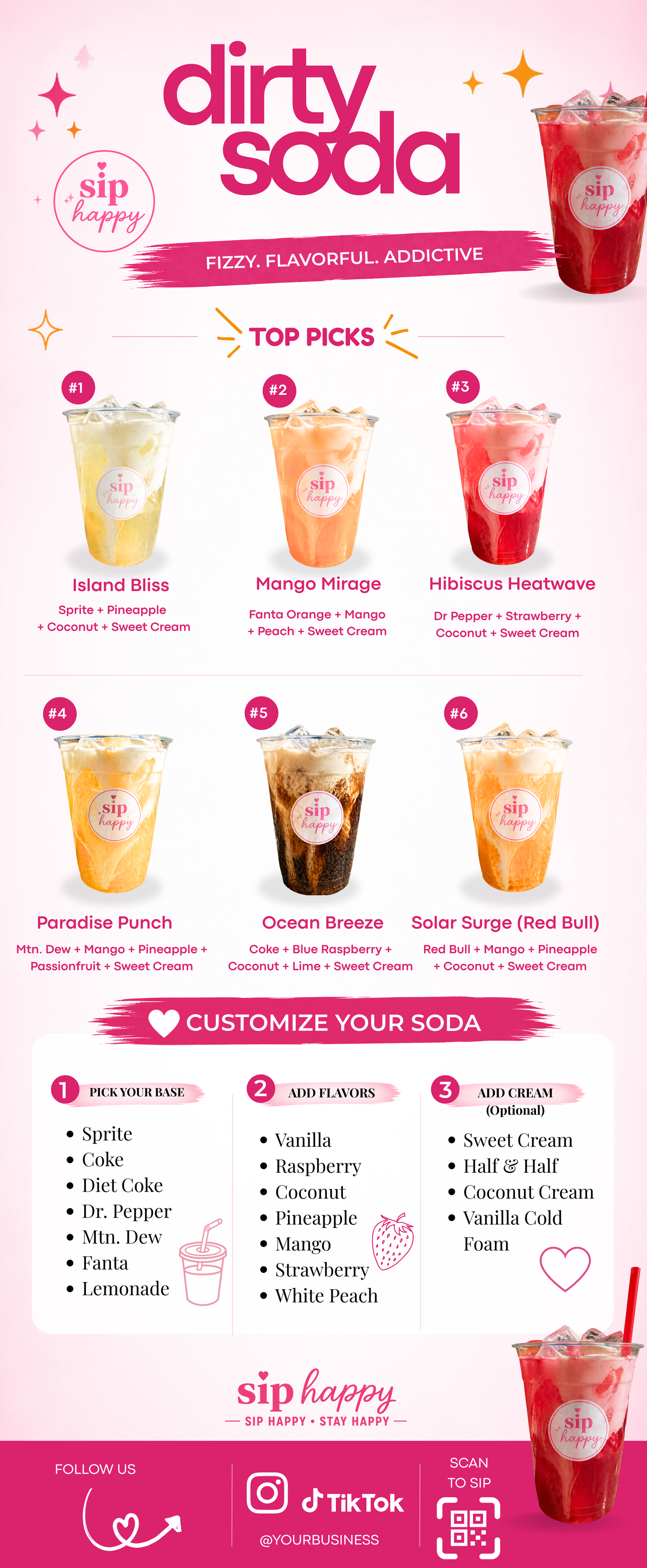 Pink Sugar Menu Collection