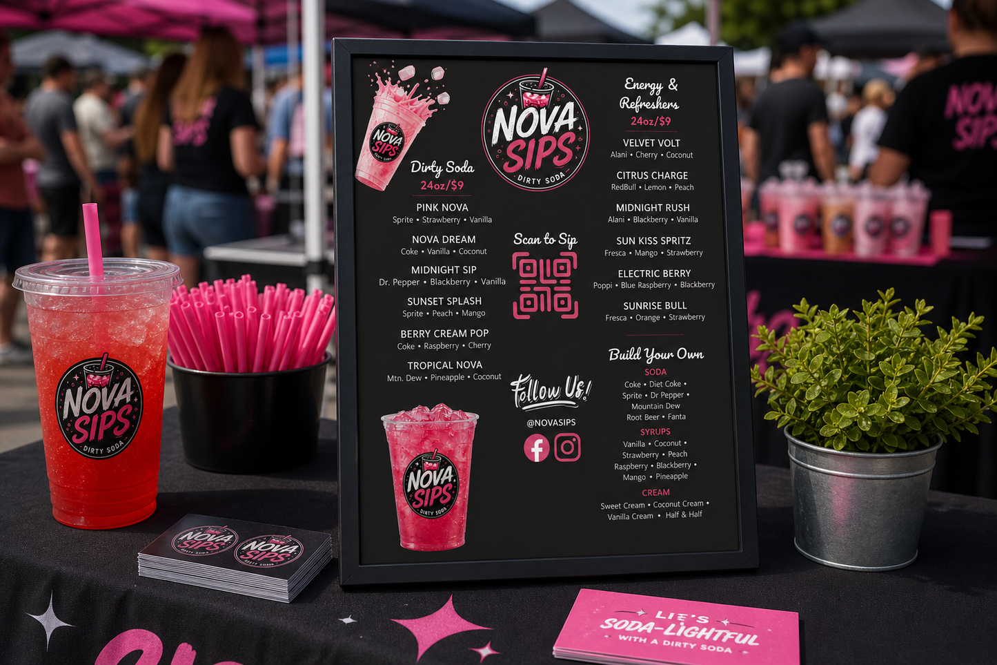 Chalkboard Cutie Menu Collection