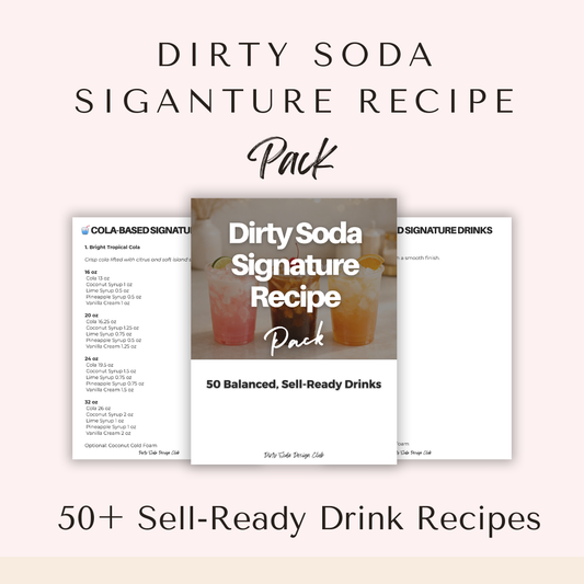 Dirty Soda Signature Recipe Pack