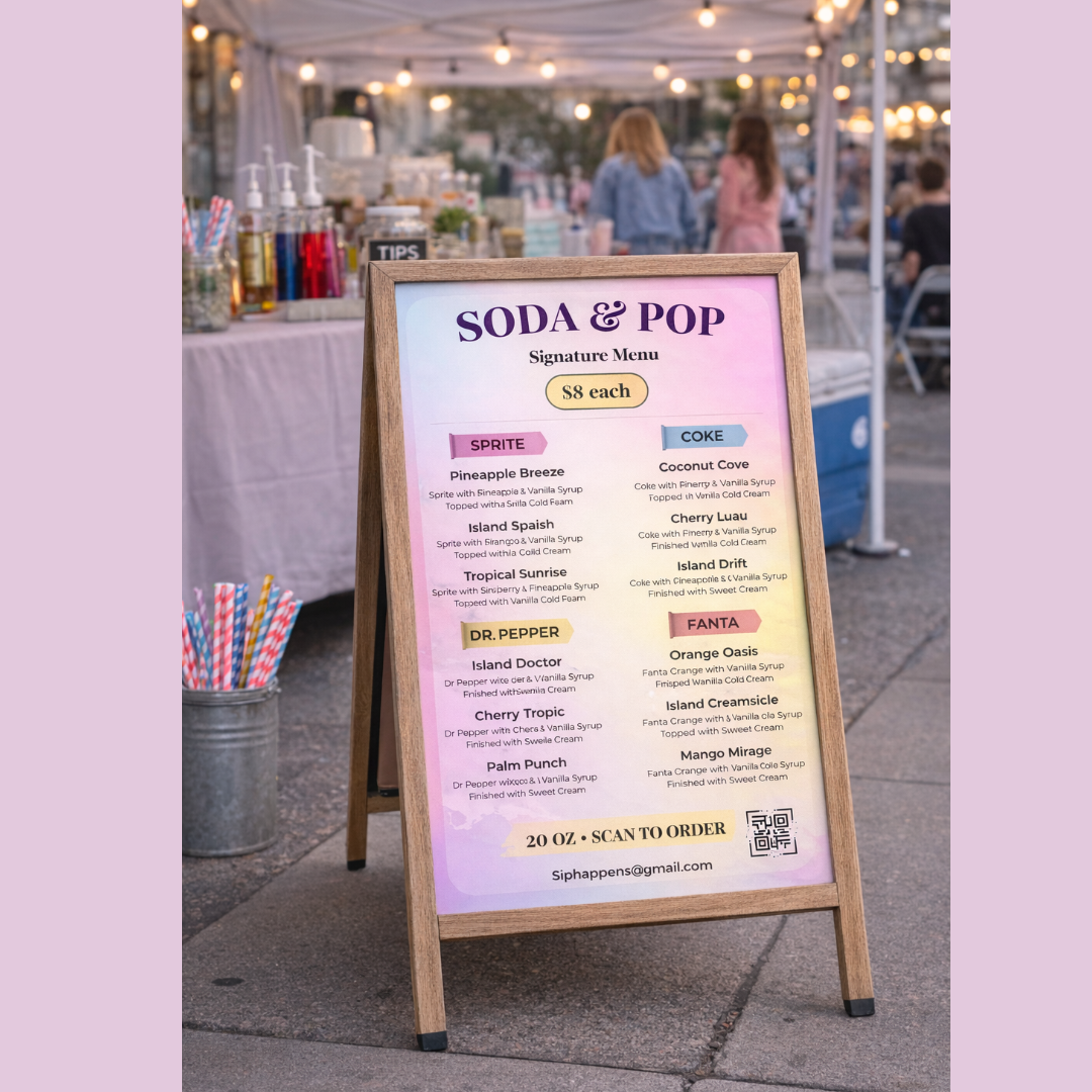 Pastel Menu Collection Bundle