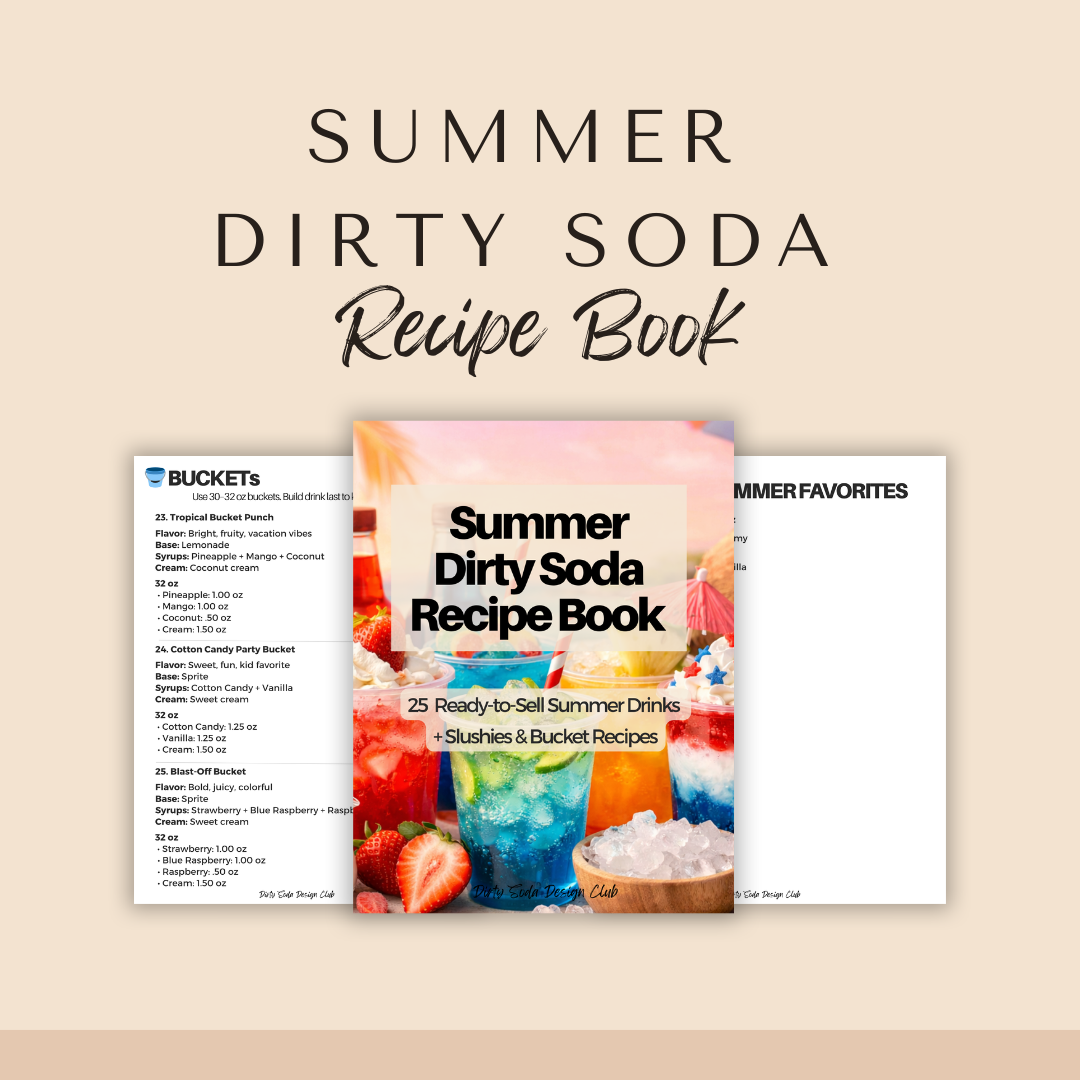 Summer Dirty Soda Recipe Book