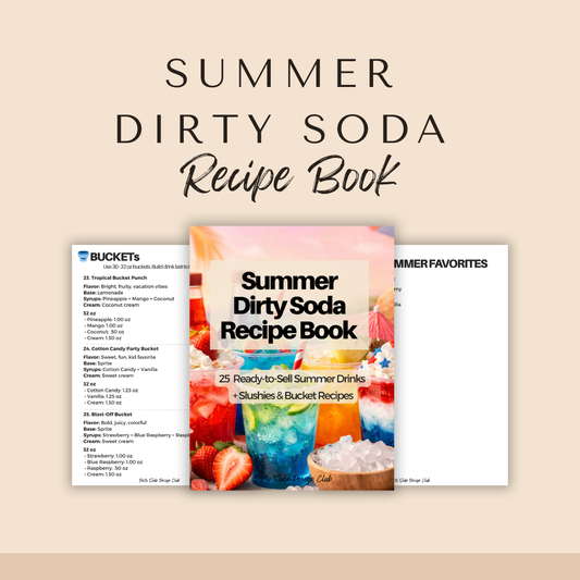 Summer Dirty Soda Recipe Book