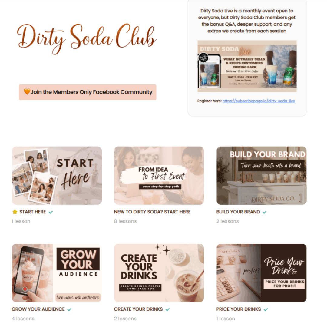 Dirty Soda Club Membership