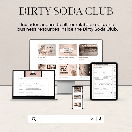 Dirty Soda Club Membership