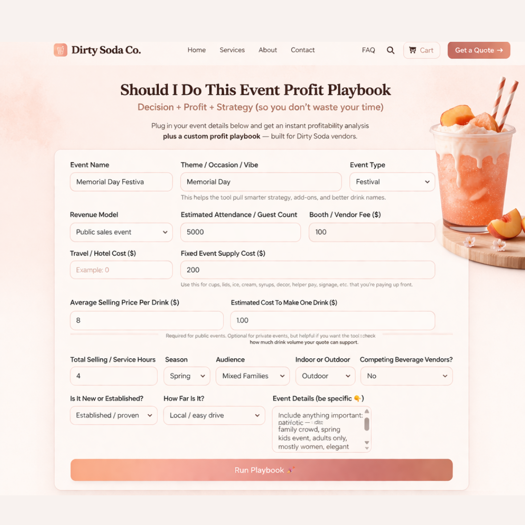 "Should I Do This Event" Profit Playbook
