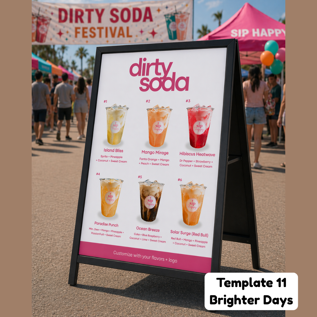 Menu Glow-Up (Done-For-You Dirty Soda Menu) Service