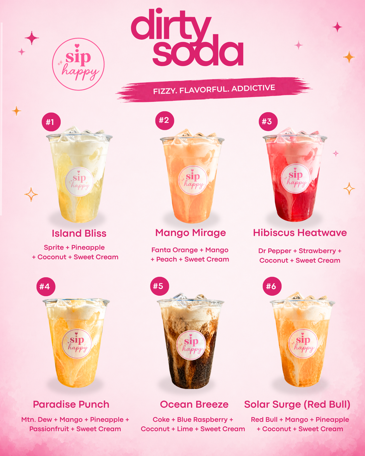 Pink Sugar Menu Collection