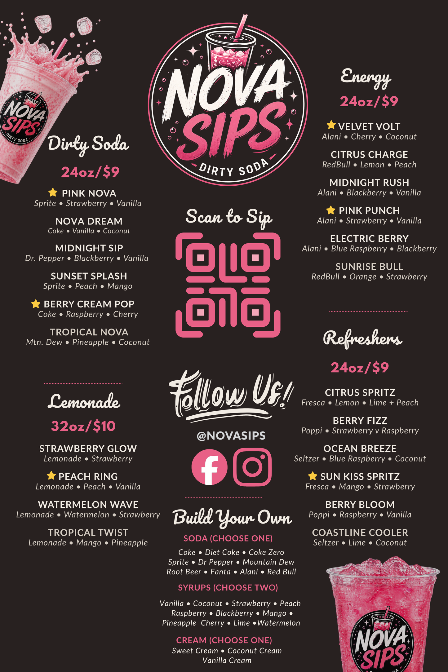 Chalkboard Cutie Menu Collection