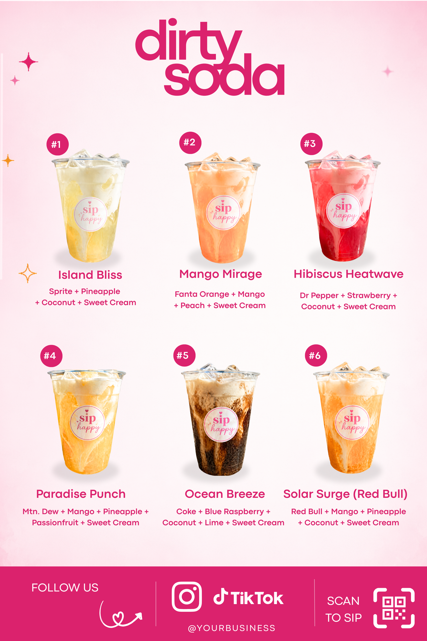 Pink Sugar Menu Collection