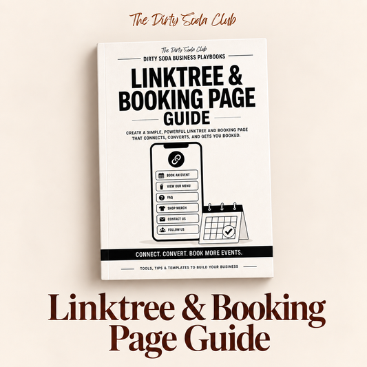 Linktree & Booking Page Guide digital resources