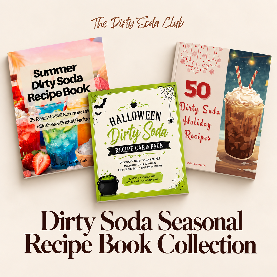 Dirty Soda Seasonal Recipe Book Collection digital resources