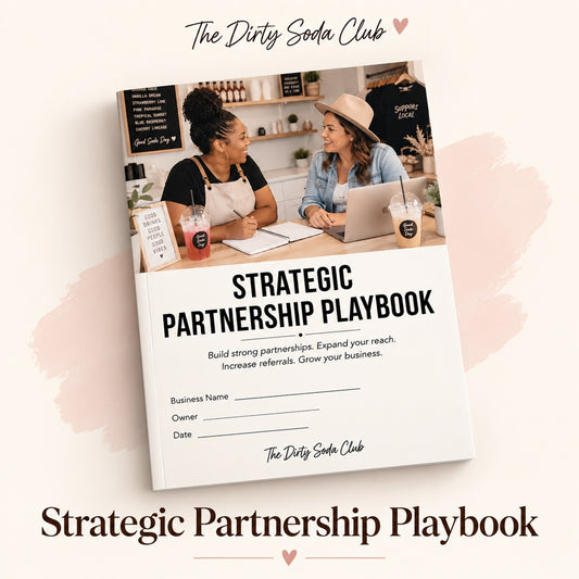 Strategic Partnership Playbook digital product mockup