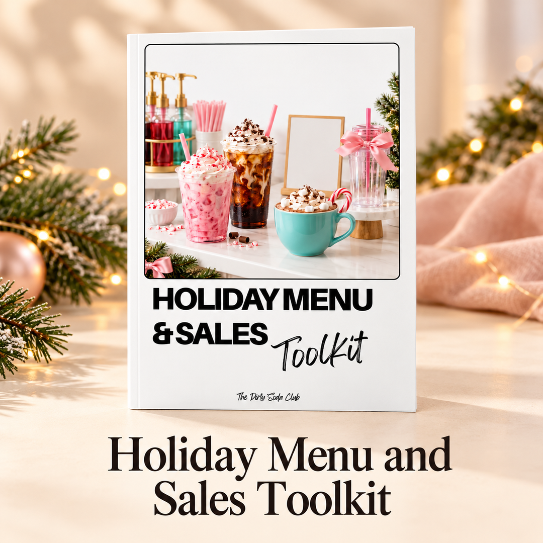 Holiday Menu and Sales Toolkit PDF guide mockup