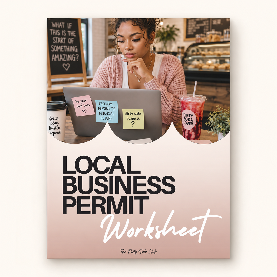 Local Business Permit Research Worksheet PDF product image